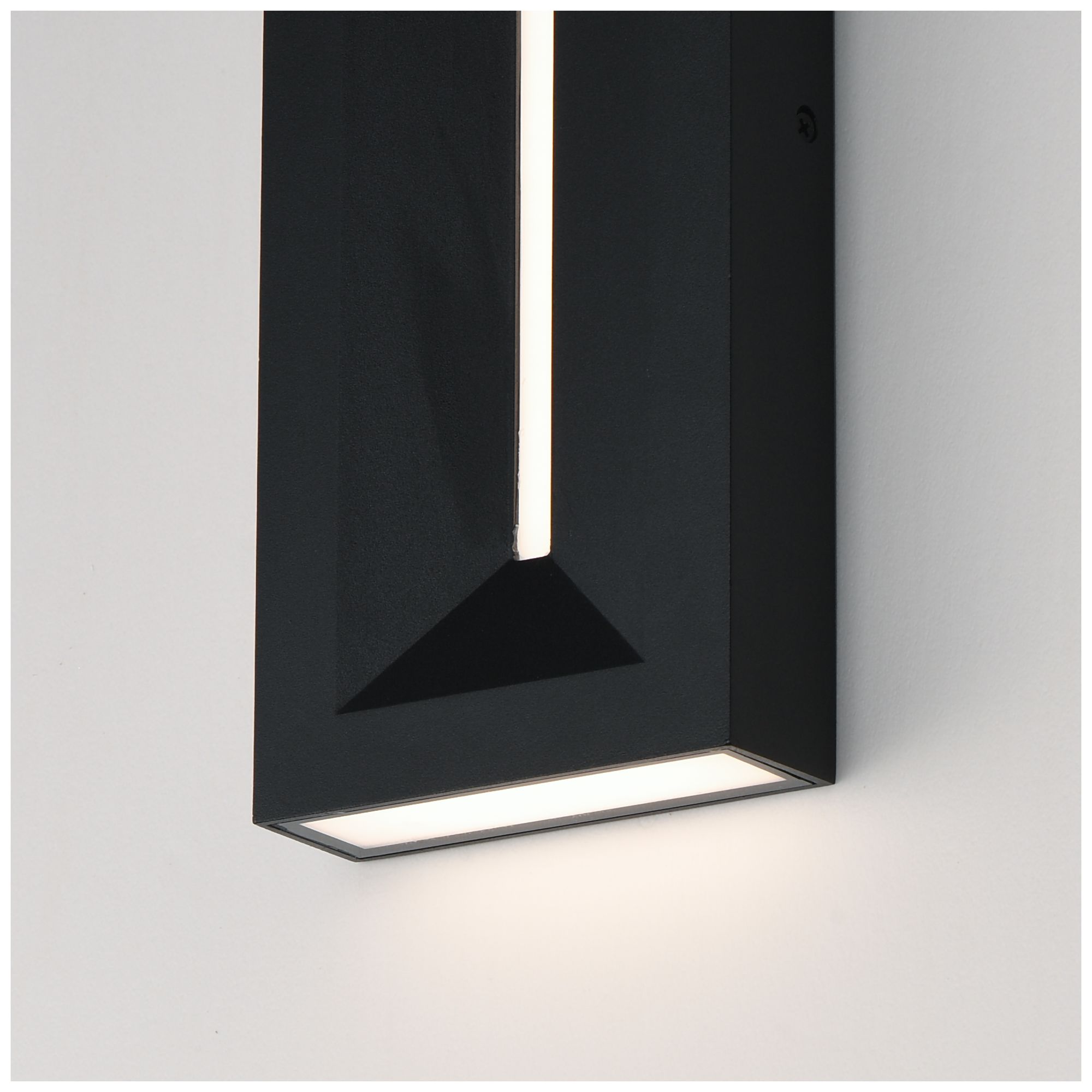 Image 6 ET2 Fosso 24" Black LED Outdoor Wall Sconce - 5cct more views