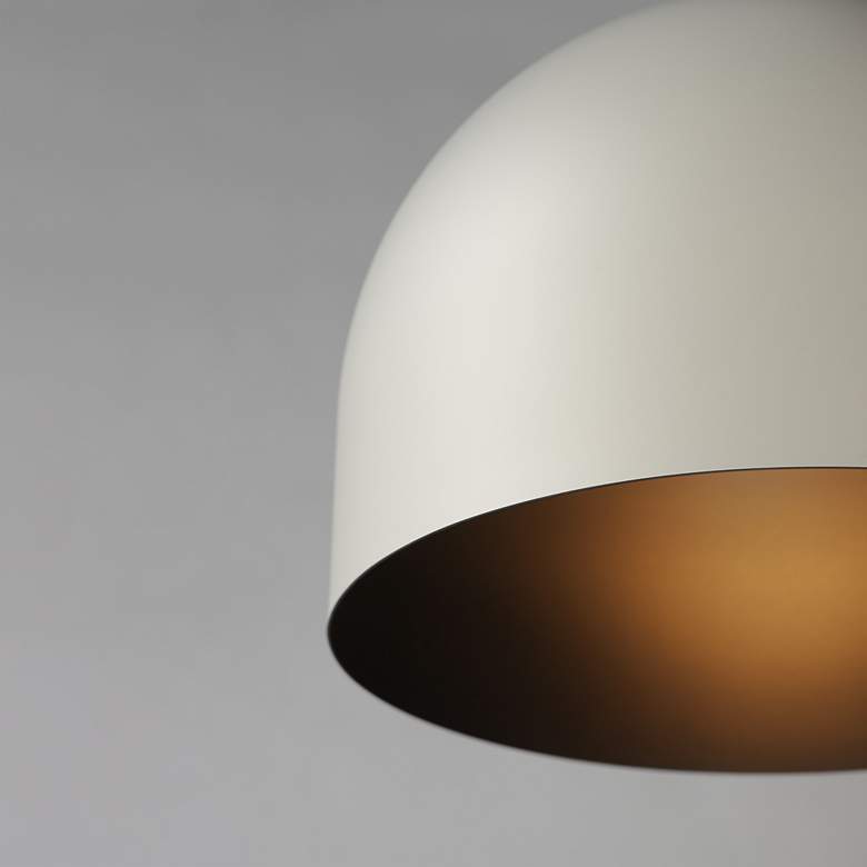 Image 3 ET2 Foster 15 3/4" Wide White LED Pendant more views
