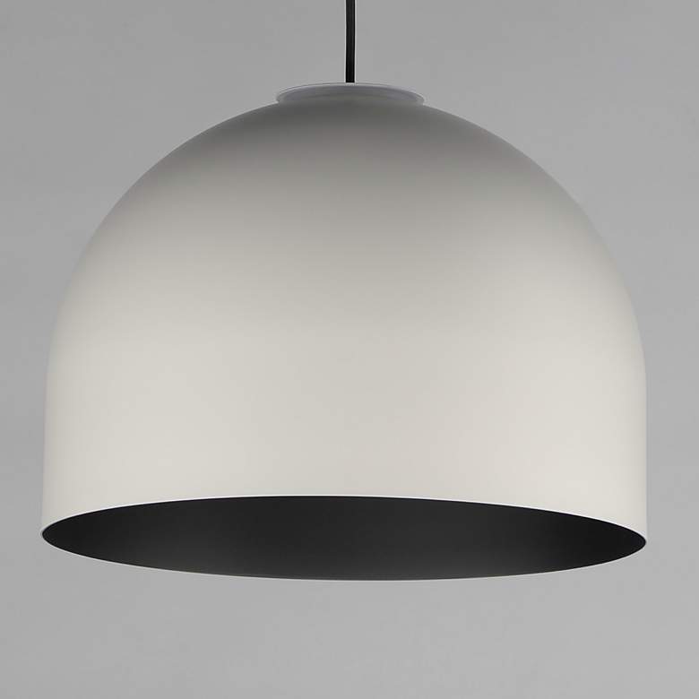 Image 4 ET2 Foster 15 3/4" Wide White LED Pendant more views