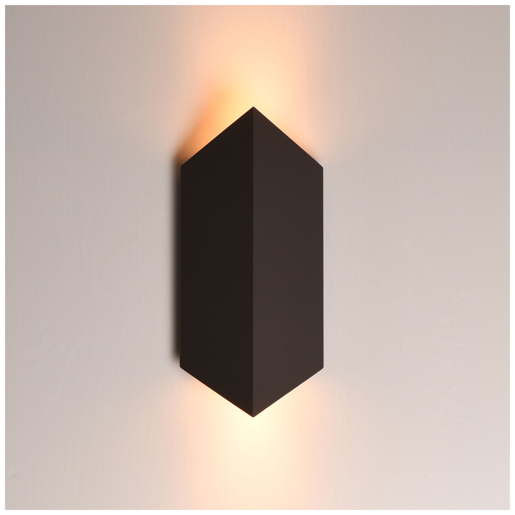 Image 3 ET2 Fractal 14" High Architectural Bronze LED Outdoor Sconce more views
