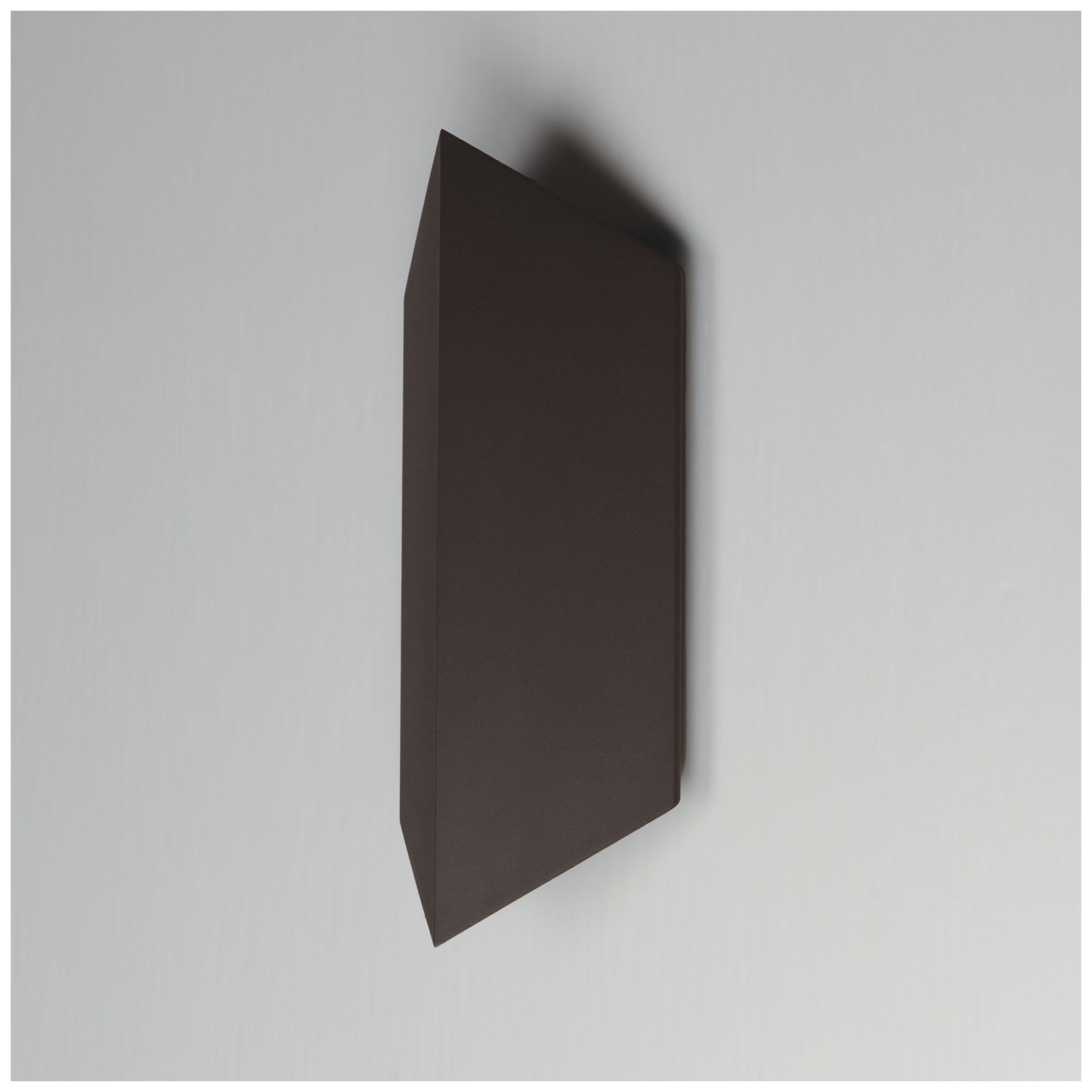 Image 4 ET2 Fractal 14" High Architectural Bronze LED Outdoor Sconce more views