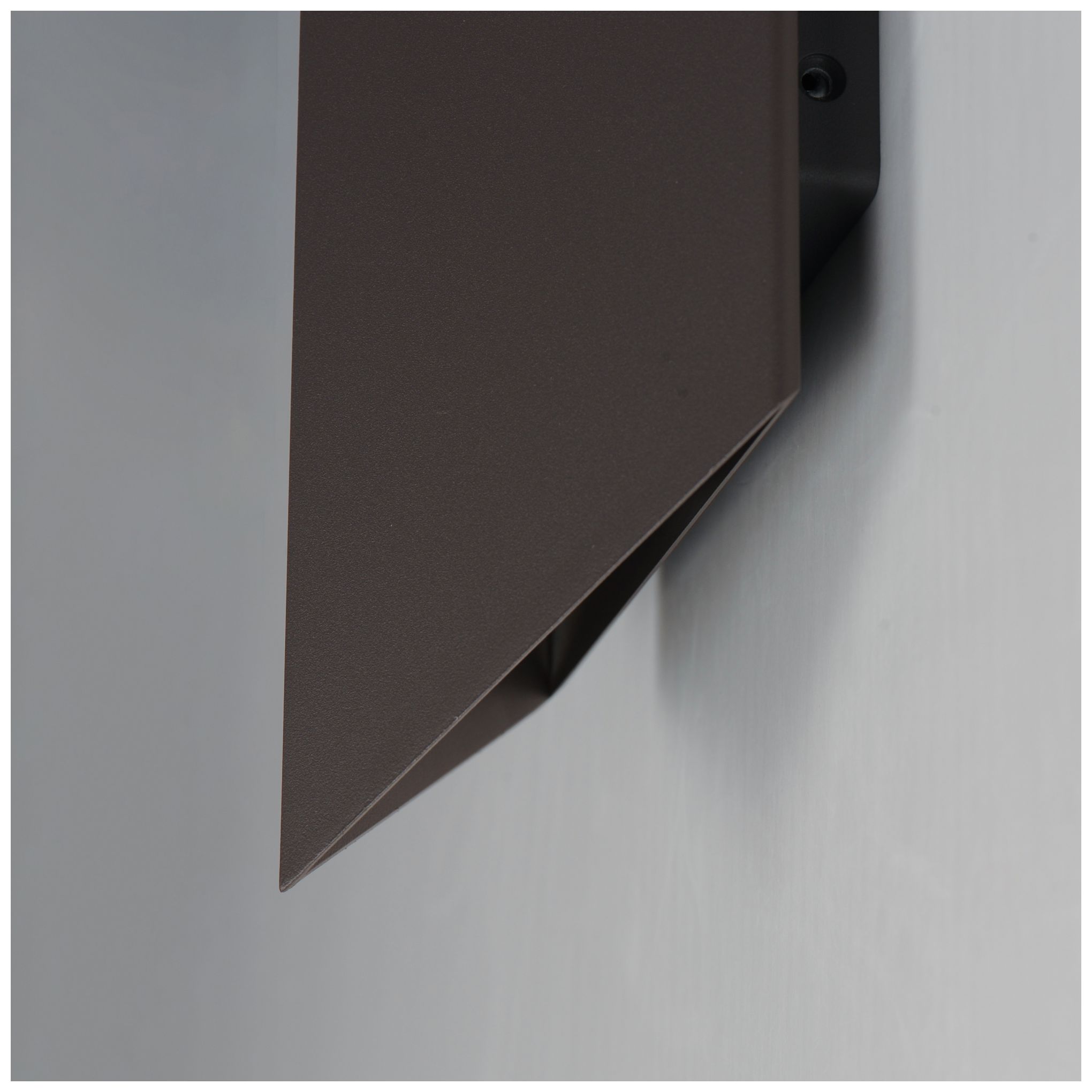 Image 6 ET2 Fractal 14" High Architectural Bronze LED Outdoor Sconce more views