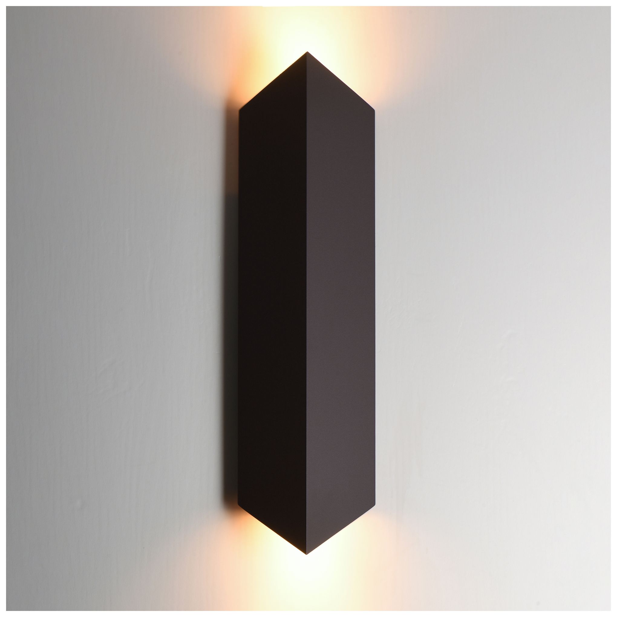 Image 3 ET2 Fractal 23 1/2" High Architectural Bronze LED Outdoor Sconce more views