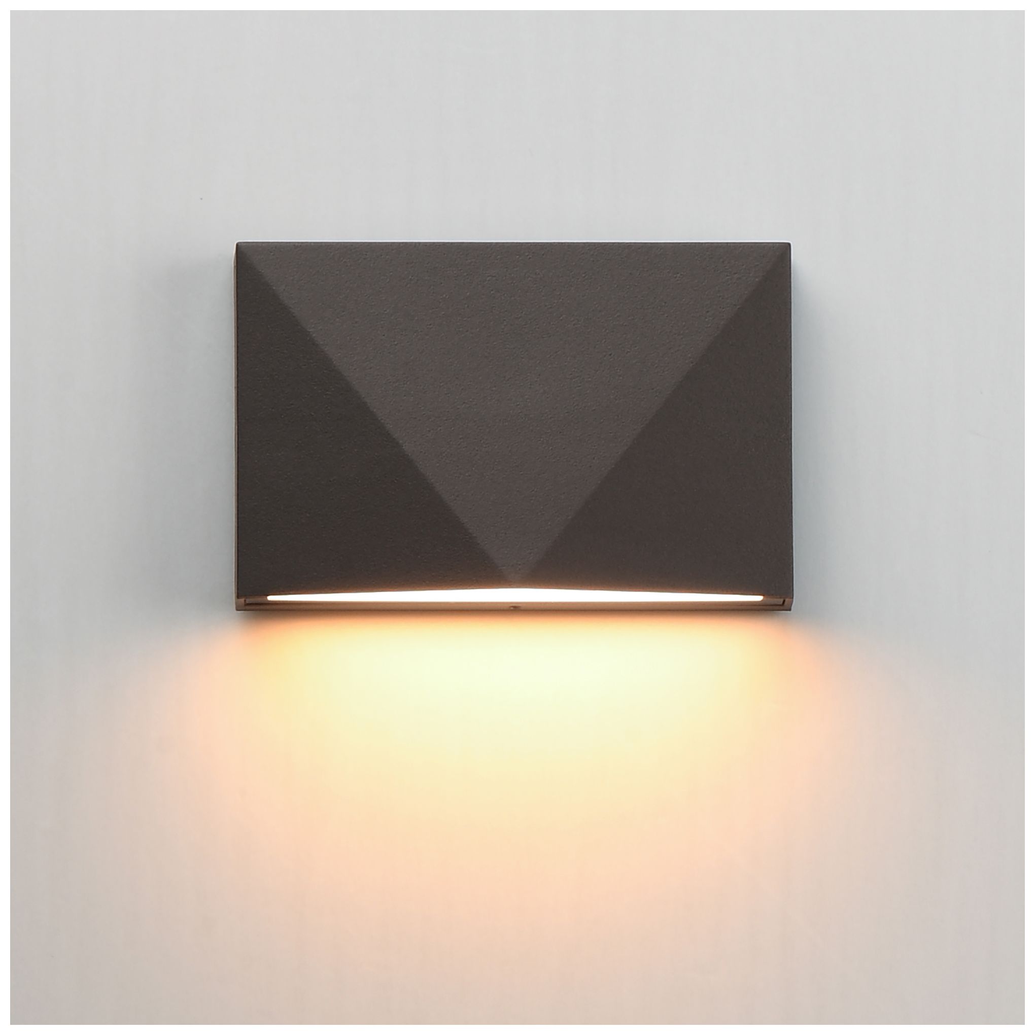 Image 3 ET2 Fractal 5" Wide Architectural Bronze LED Step Light 3CCT more views