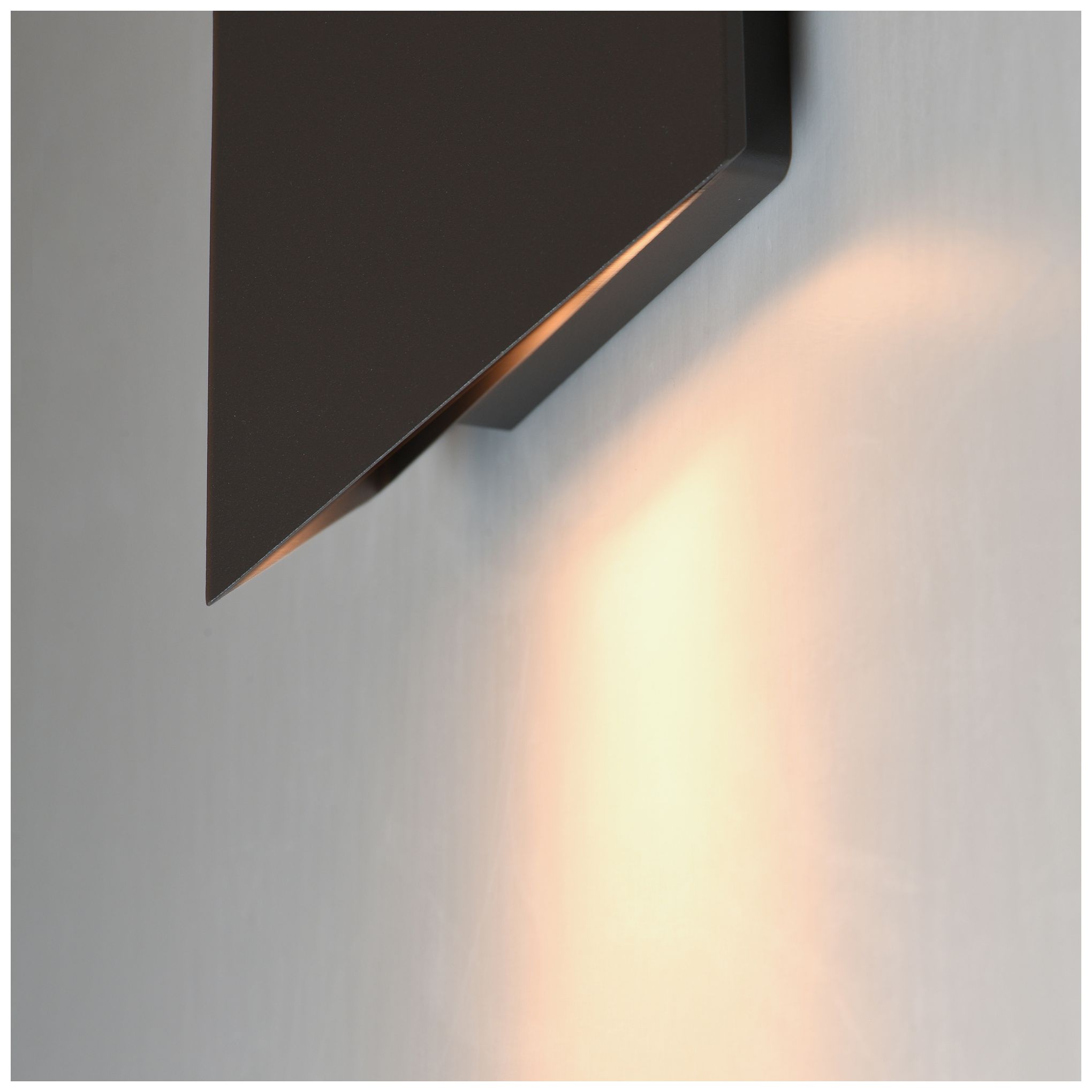 Image 6 ET2 Fractal 7 1/2" High Architectural Bronze Small LED Outdoor Sconce more views