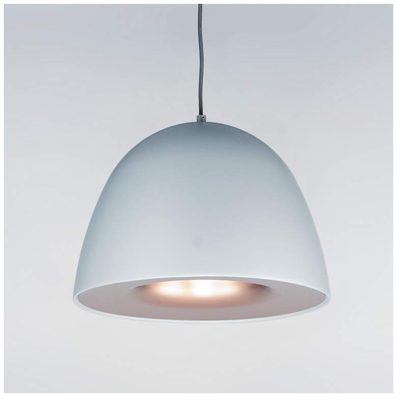 Image 5 ET2 Fungo 16" Wide LED Modern Silver Dome Pendant more views