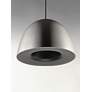 4_ET2 Fungo 16" Satin Nickel/Black LED Pendant more views
