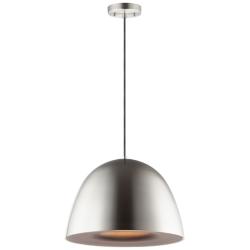 ET2 Fungo 24" Satin Nickel/Black LED Pendant