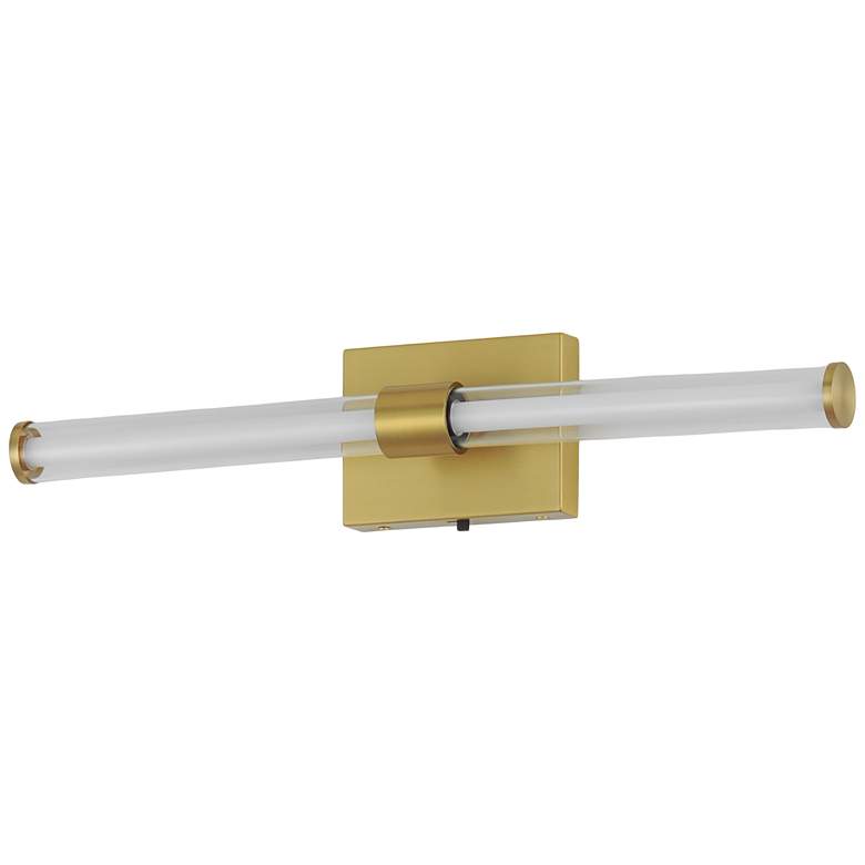 Image 2 ET2 Fuse 24" Natural Aged Brass LED Bath Vanity CCT Select more views