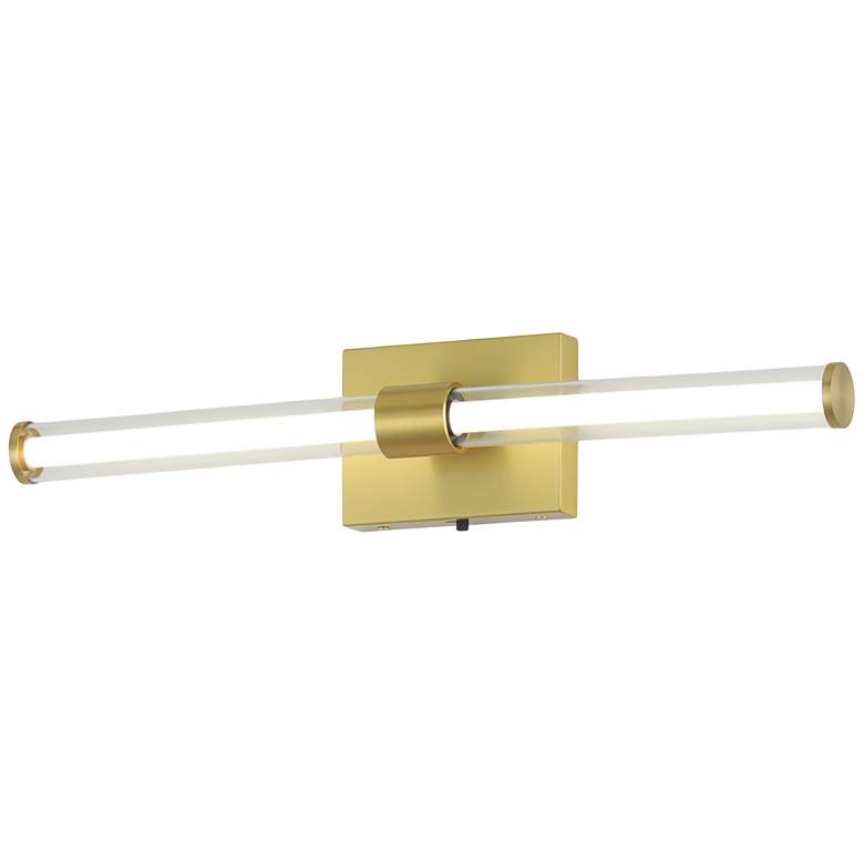 Image 3 ET2 Fuse 24" Natural Aged Brass LED Bath Vanity CCT Select more views