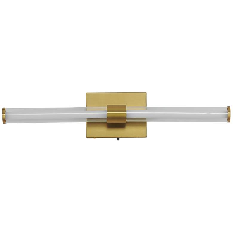 Image 4 ET2 Fuse 24" Natural Aged Brass LED Bath Vanity CCT Select more views