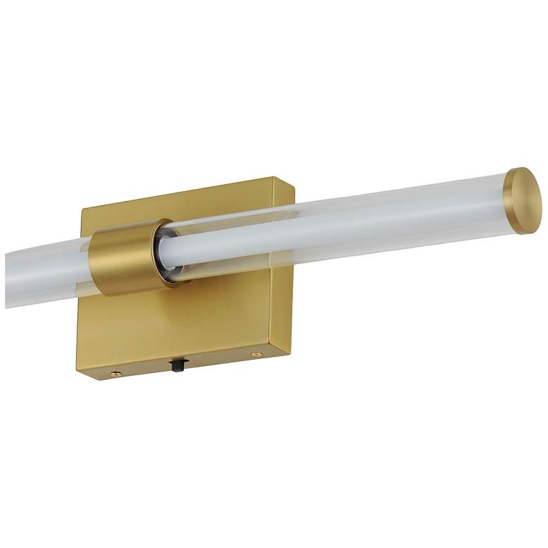 Image 5 ET2 Fuse 24" Natural Aged Brass LED Bath Vanity CCT Select more views