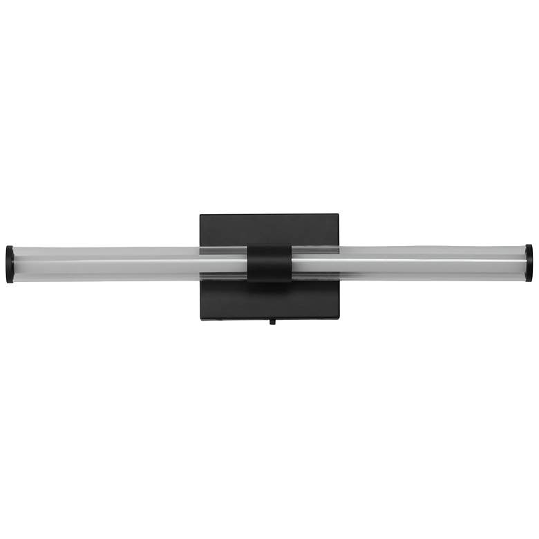Image 2 ET2 Fuse 24" Wide Black LED Bath Vanity CCT Select more views