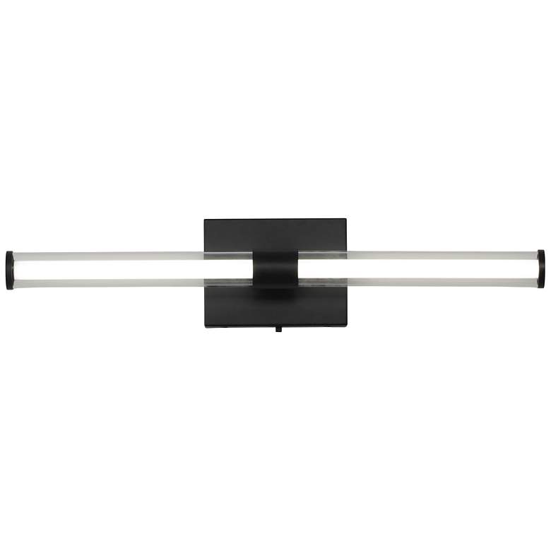 Image 3 ET2 Fuse 24" Wide Black LED Bath Vanity CCT Select more views