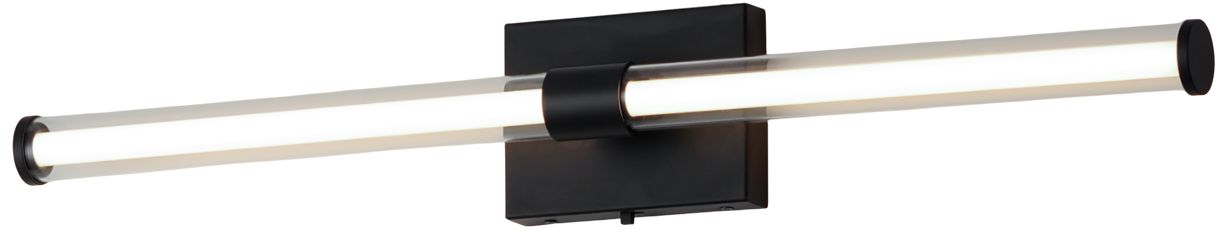 Image 3 ET2 Fuse 30" Wide Black LED Bath Vanity CCT Select more views
