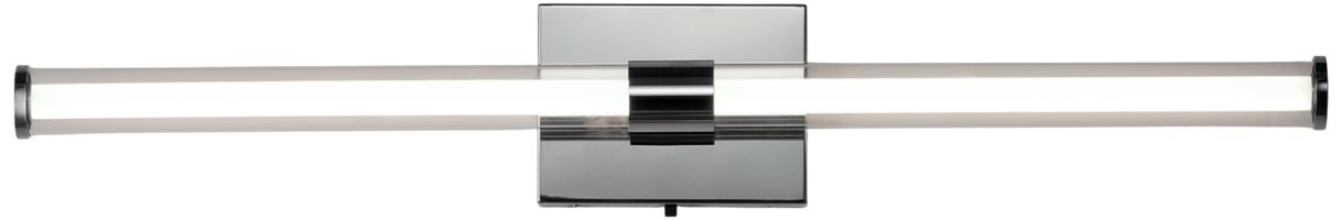 Image 4 ET2 Fuse 30" Wide Polished Chrome LED Vanity Bath Light more views