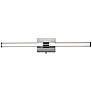 4_ET2 Fuse 30" Wide Polished Chrome LED Vanity Bath Light more views