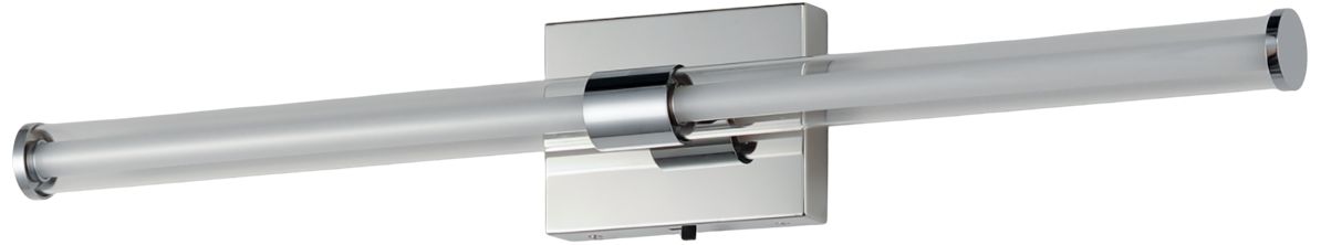 Image 5 ET2 Fuse 30" Wide Polished Chrome LED Vanity Bath Light more views