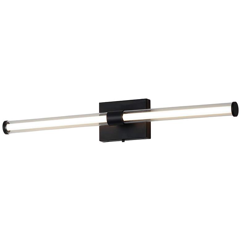 Image 3 ET2 Fuse 30" Wide Black LED Bath Vanity CCT Select more views