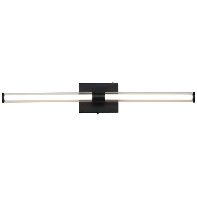 Image 5 ET2 Fuse 30" Wide Black LED Bath Vanity CCT Select more views