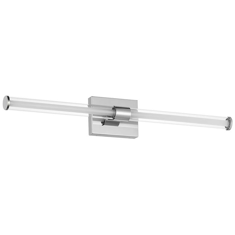 Image 1 ET2 Fuse 30" Wide Polished Chrome LED Bath Light CCT Select
