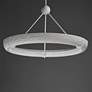 3_ET2 Geist 36" Textured White LED Pendant more views