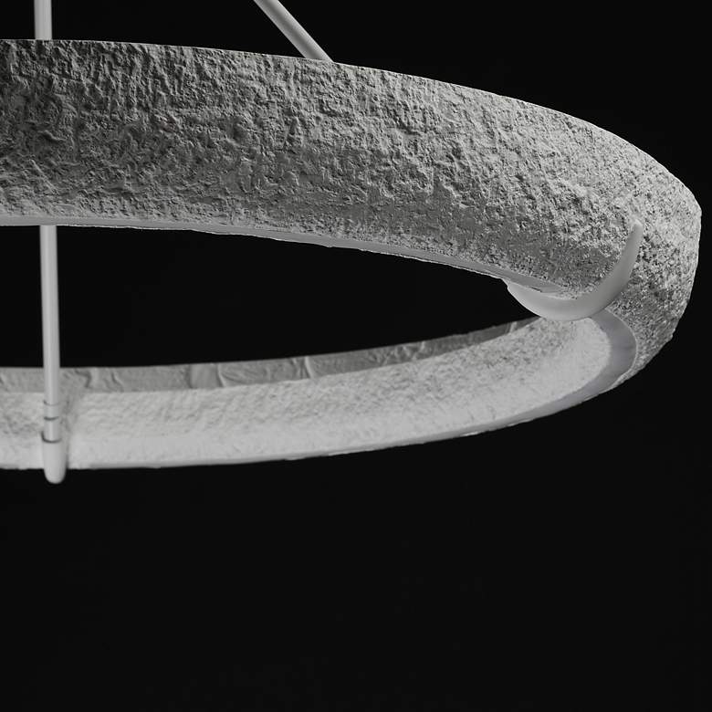 Image 4 ET2 Geist 36" Textured White LED Pendant more views