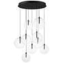 1_ET2 Global 22 1/4" Wide Black LED Multi-Light Pendant