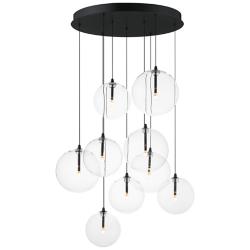 ET2 Global 22 1/4" Wide Black LED Multi-Light Pendant