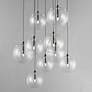 2_ET2 Global 22 1/4" Wide Black LED Multi-Light Pendant more views