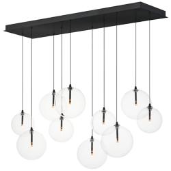 ET2 Global 41 3/4" Wide Black LED Multi-Light Pendant