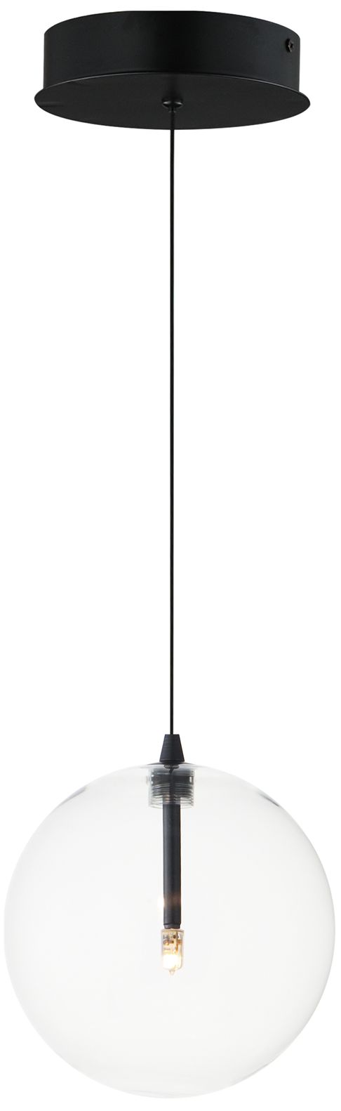 ET2 Global 7" Wide Black LED Mini Pendant