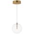 ET2 Global 7" Wide Natural Aged Brass LED Mini Pendant