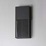 4_ET2 Grate 14" High Architectural Bronze LED Outdoor Wall Sconce more views