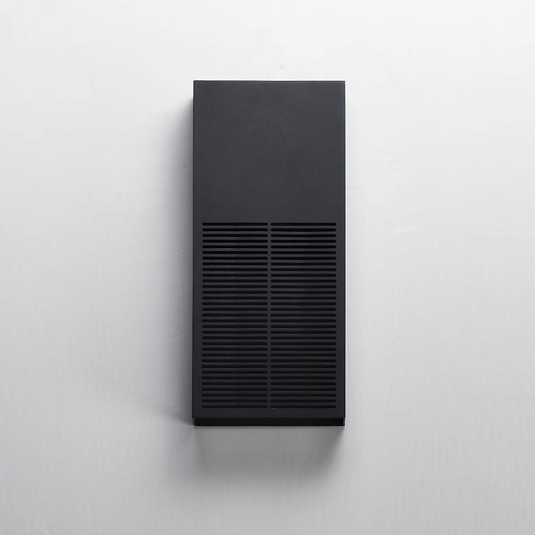 Image 2 ET2 Grate 14" High Black LED Outdoor Wall Sconce more views
