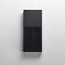 2_ET2 Grate 14" High Black LED Outdoor Wall Sconce more views
