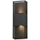 ET2 Grate 18" High Architectural Bronze LED Outdoor Wall Sconce