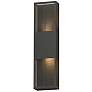 1_ET2 Grate 24" High Architectural Bronze LED Outdoor Wall Sconce