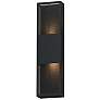 1_ET2 Grate 24" High Black LED Outdoor Wall Sconce