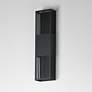 4_ET2 Grate 24" High Black LED Outdoor Wall Sconce more views