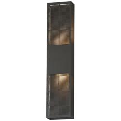 ET2 Grate 30" High LED Architectural Bronze Outdoor Wall Sconce