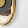 7_ET2 Gravity 18" High Black and Gold LED Outdoor Wall Light more views