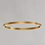 1_ET2 Groove 23 1/2" Wide Gold LED Ring Pendant Light
