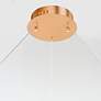 4_ET2 Groove 23 1/2" Wide Gold LED Ring Pendant Light more views