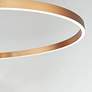 5_ET2 Groove 23 1/2" Wide Gold LED Ring Pendant Light more views