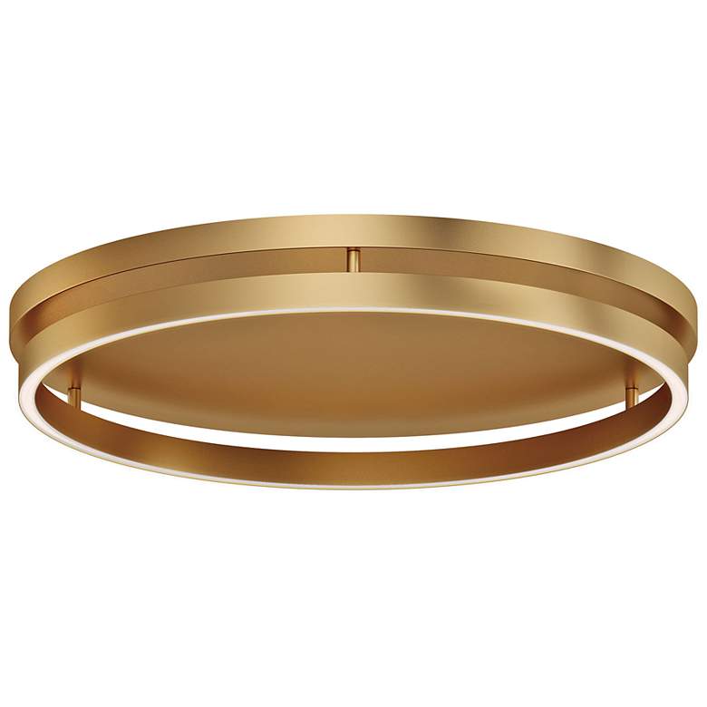 Image 2 ET2 Groove 24 1/2 inch Wide Gold LED Ceiling Light