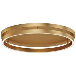 ET2 Groove 24" Wide Gold Flush Mount - 5CCT Select