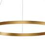 ET2 Groove 31 1/4" Wide Gold LED Ring Pendant Light