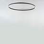 3_ET2 Groove 39 1/2" Wide Black LED Ring Pendant Light more views