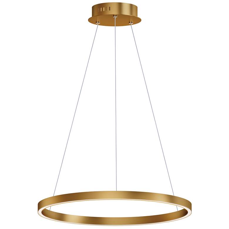 Image 1 ET2 Groove 5CCT 24" Gold Pendant